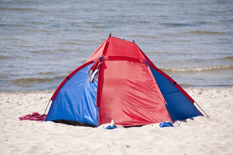 Zelten am Strand